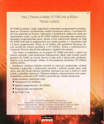 obálka - zadní část